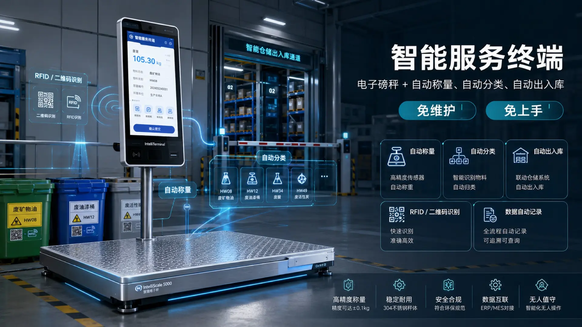 智能服务终端产品渲染图